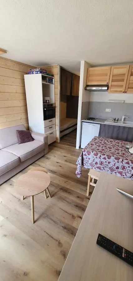 Appartement studio de charme au Melezet, les Orres. Plein Sud. France